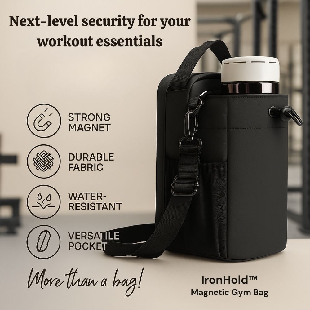 IronHold™ - Magnetic Gym Bag