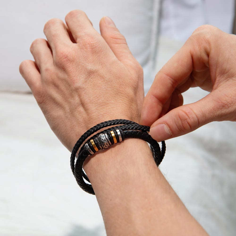 To My Son "Love You Forever" Bracelet