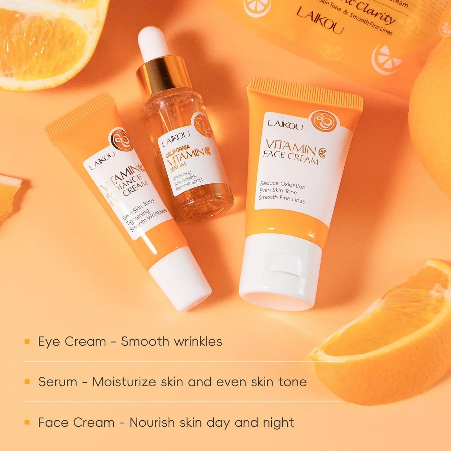 Korean Anti-Aging & Vitamin C Brightening Kit 3pc