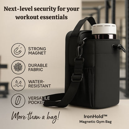 IronHold™ - Magnetic Gym Bag