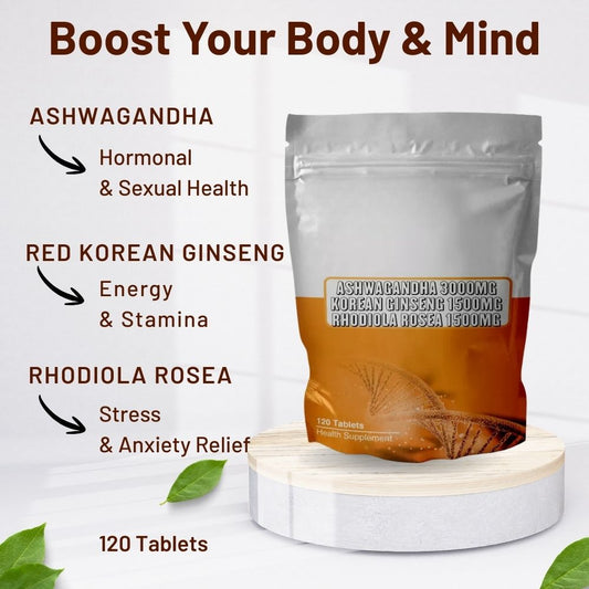 Testosterone & Performance Booster - 120 Tablets