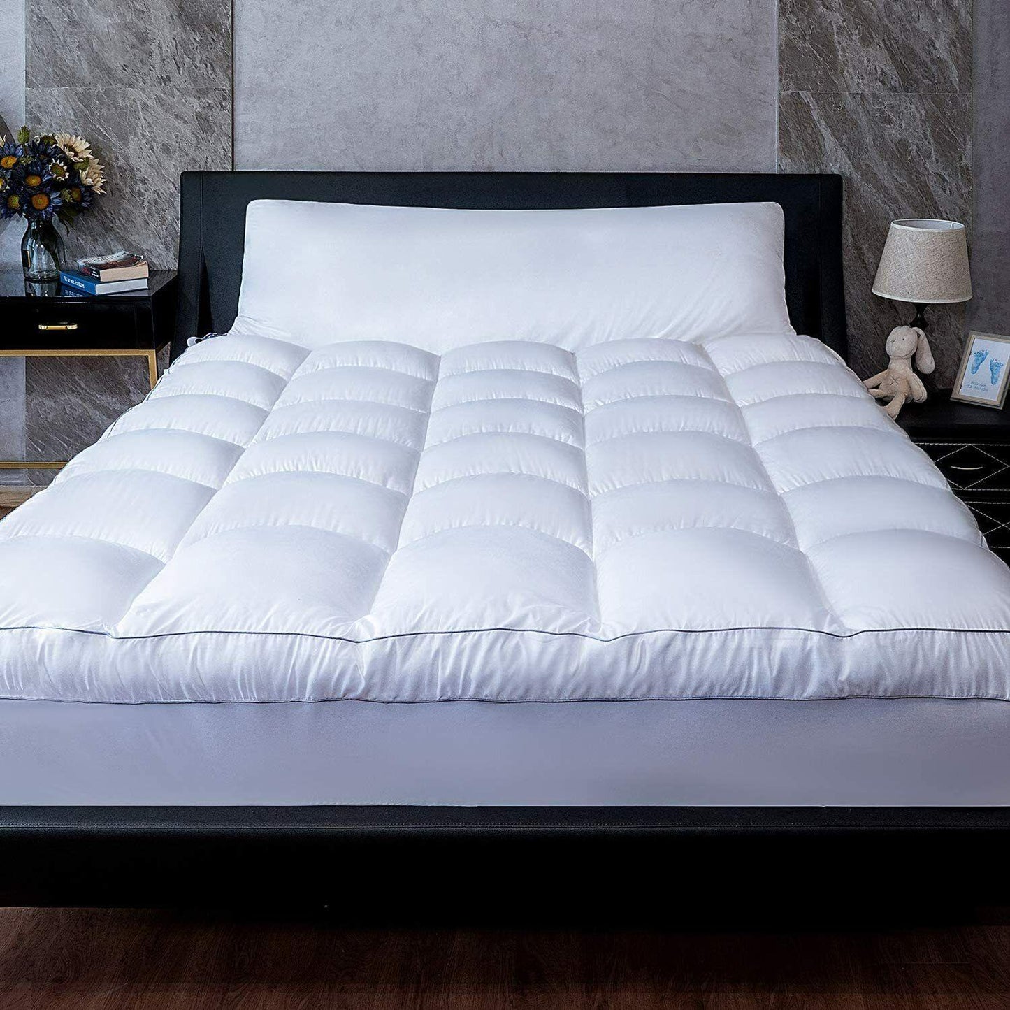 PlushDream™ - Bamboo Mattress Topper - Wellness Buddy