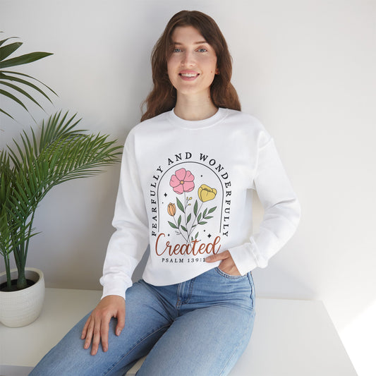 Fearfully and Wonderfully Made Crewneck Sweatshirt