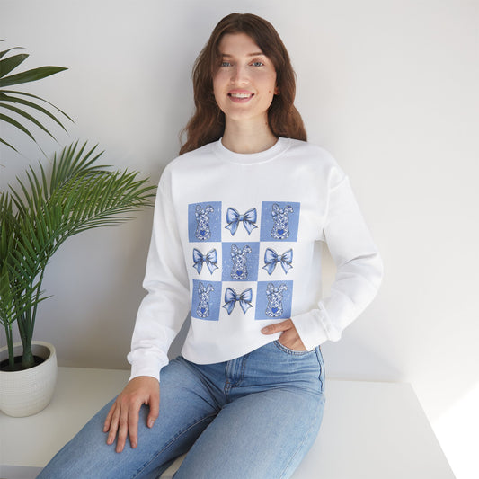 Chinoiserie Bunny Crewneck Sweatshirt