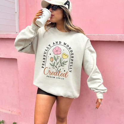 Fearfully and Wonderfully Made Crewneck Sweatshirt