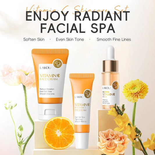 Korean Anti-Aging & Vitamin C Brightening Kit 3pc