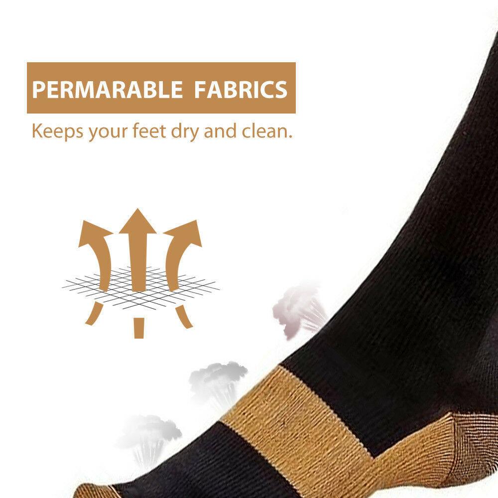 Copper Infused Compression Sock - Wellness Buddy