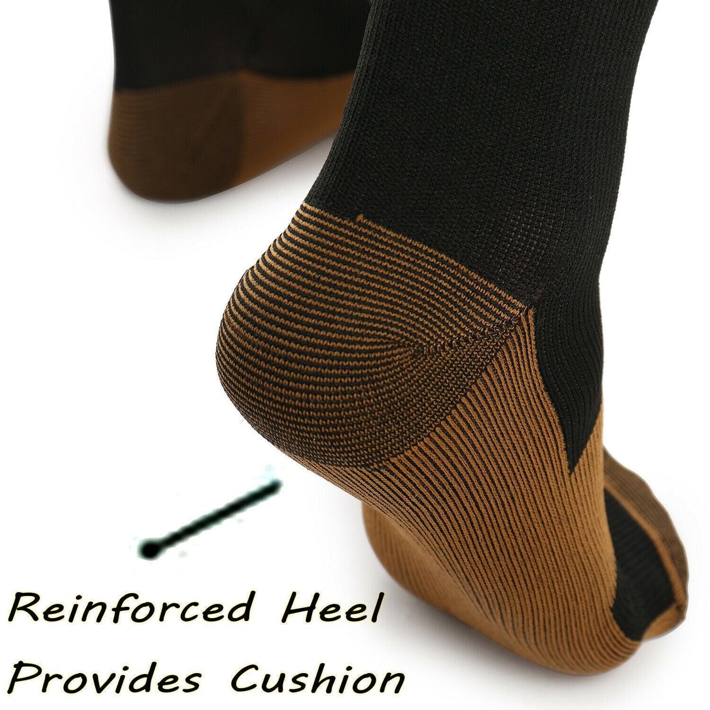 Copper Infused Compression Sock - Wellness Buddy