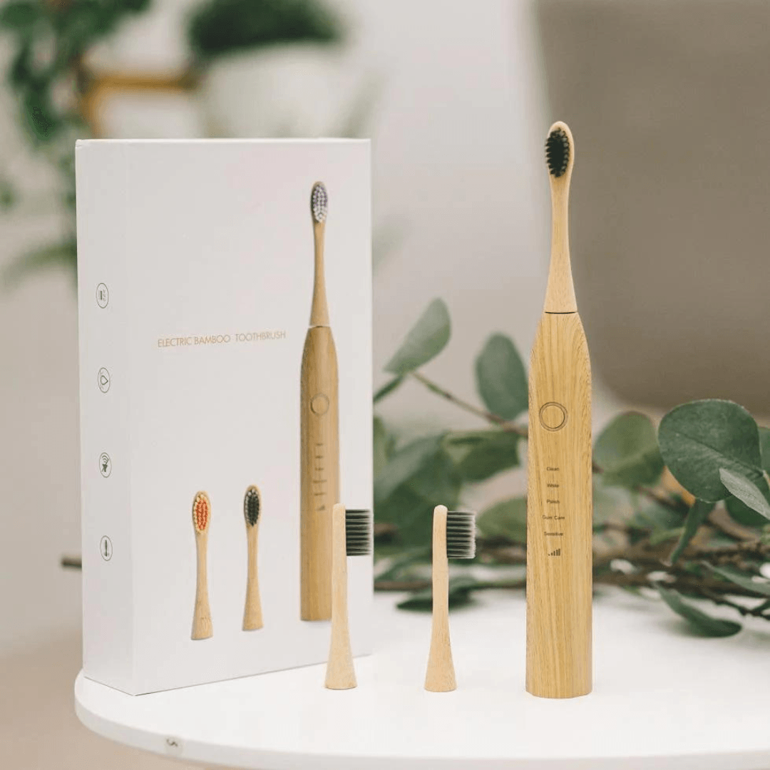 Bamboo Electric Toothbrush - Wellness Buddy